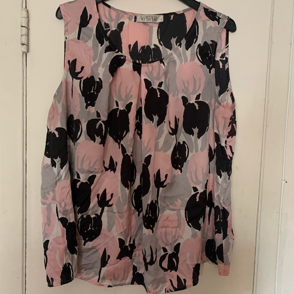 🆕 Blossom Print Silky Top